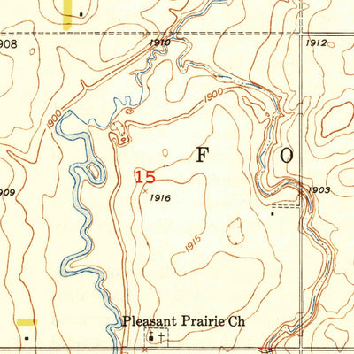 United States Geological Survey Columbus, ND (1949, 24000-Scale) digital map