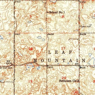 United States Geological Survey Columbus, ND (1950, 62500-Scale) digital map