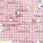 United States Geological Survey Columbus, NE (1958, 24000-Scale) digital map