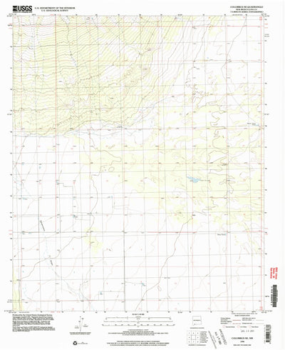 United States Geological Survey Columbus NE, NM (1996, 24000-Scale) digital map