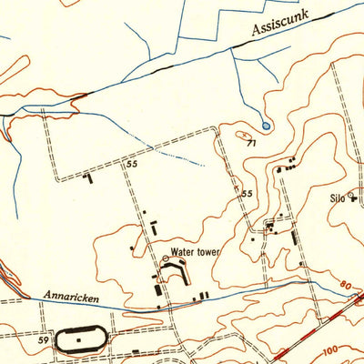 United States Geological Survey Columbus, NJ (1948, 24000-Scale) digital map