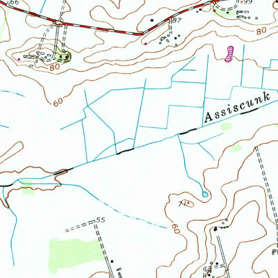United States Geological Survey Columbus, NJ (1957, 24000-Scale) digital map