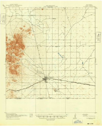United States Geological Survey Columbus, NM (1920, 62500-Scale) digital map