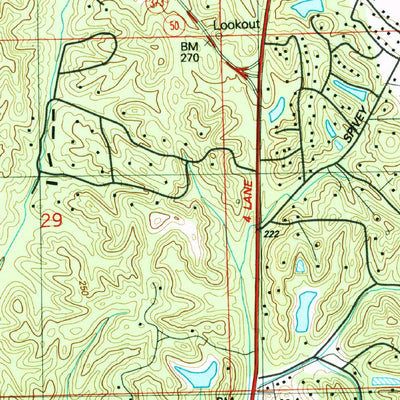 United States Geological Survey Columbus North, MS (1987, 24000-Scale) digital map