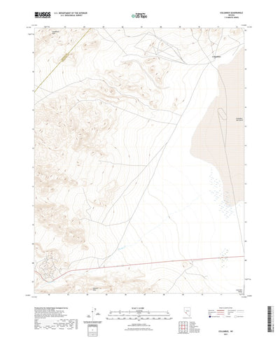 United States Geological Survey Columbus, NV (2021, 24000-Scale) digital map