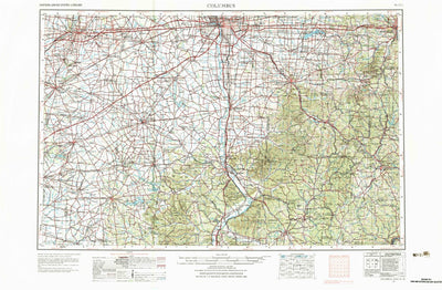 United States Geological Survey Columbus, OH-WV (1967, 250000-Scale) digital map