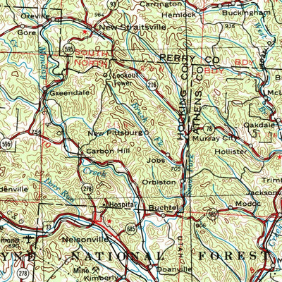 United States Geological Survey Columbus, OH-WV (1967, 250000-Scale) digital map