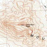 United States Geological Survey Columbus Peak, AZ (1990, 24000-Scale) digital map