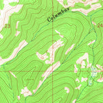 United States Geological Survey Columbus Peak, WY (1964, 24000-Scale) digital map
