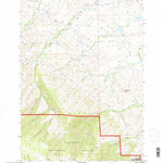 United States Geological Survey Columbus Peak, WY (1993, 24000-Scale) digital map