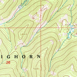 United States Geological Survey Columbus Peak, WY (1993, 24000-Scale) digital map