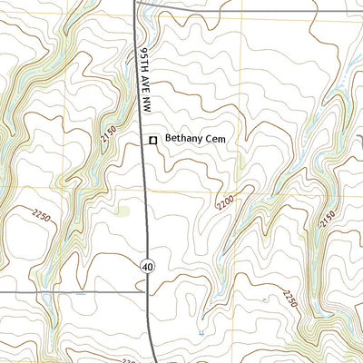 United States Geological Survey Columbus SE, ND (2020, 24000-Scale) digital map