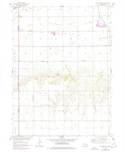 United States Geological Survey Columbus SE, NE (1958, 24000-Scale) digital map