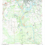 United States Geological Survey Columbus South, MS (1987, 24000-Scale) digital map