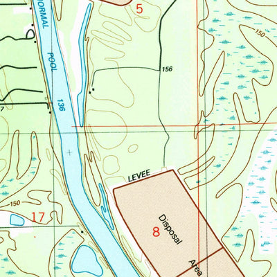 United States Geological Survey Columbus South, MS (1987, 24000-Scale) digital map