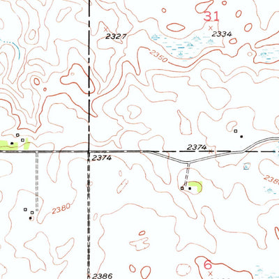 United States Geological Survey Columbus SW, ND (1949, 24000-Scale) digital map
