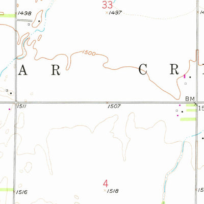 United States Geological Survey Columbus SW, NE (1958, 24000-Scale) digital map
