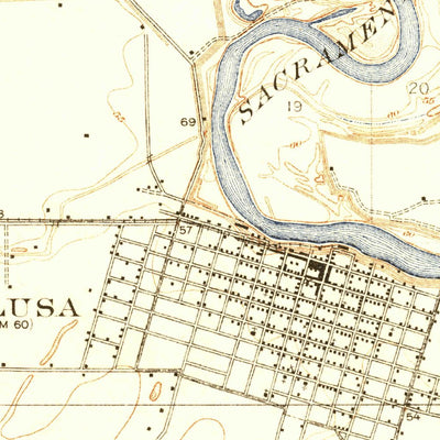 United States Geological Survey Colusa, CA (1918, 31680-Scale) digital map