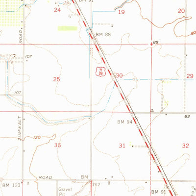 United States Geological Survey Colusa, CA (1953, 62500-Scale) digital map