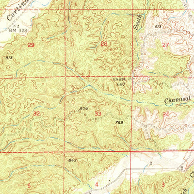 United States Geological Survey Colusa, CA (1953, 62500-Scale) digital map