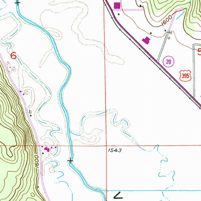 United States Geological Survey Colville, WA (1952, 24000-Scale) digital map