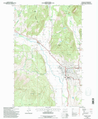 United States Geological Survey Colville, WA (1992, 24000-Scale) digital map