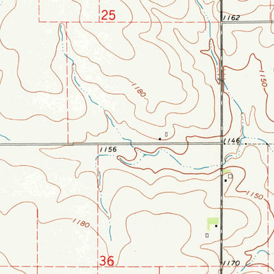 United States Geological Survey Colwell, IA (1971, 24000-Scale) digital map