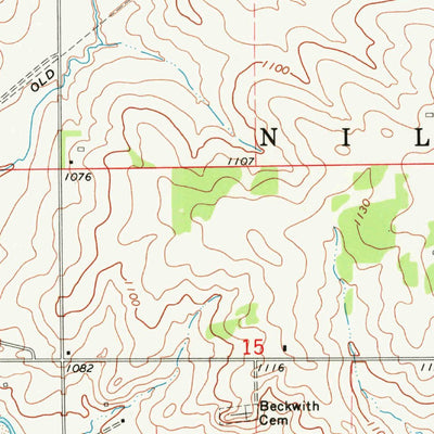 United States Geological Survey Colwell, IA (1971, 24000-Scale) digital map