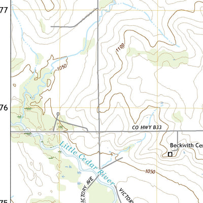 United States Geological Survey Colwell, IA (2022, 24000-Scale) digital map