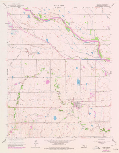United States Geological Survey Colwich, KS (1958, 24000-Scale) digital map