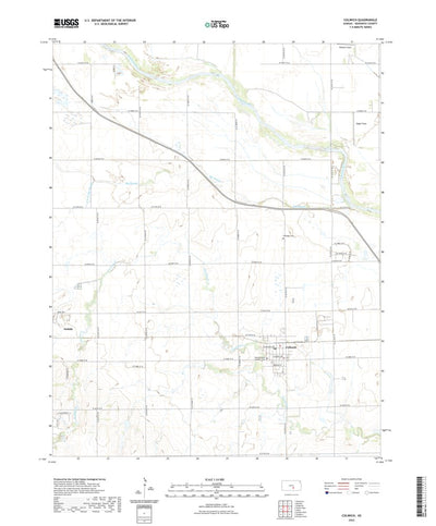 United States Geological Survey Colwich, KS (2022, 24000-Scale) digital map