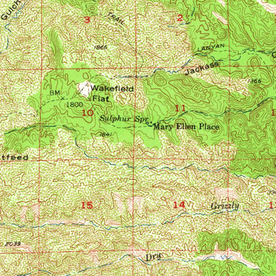 United States Geological Survey Colyear Springs, CA (1957, 62500-Scale) digital map