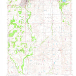United States Geological Survey Comanche, OK (1964, 24000-Scale) digital map