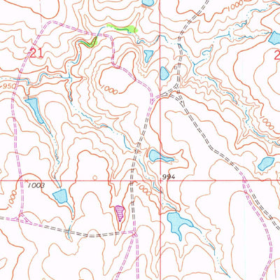 United States Geological Survey Comanche, OK (1964, 24000-Scale) digital map