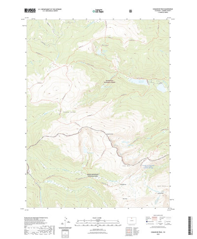 United States Geological Survey Comanche Peak, CO (2022, 24000-Scale) digital map