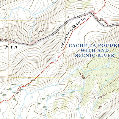 United States Geological Survey Comanche Peak, CO (2022, 24000-Scale) digital map