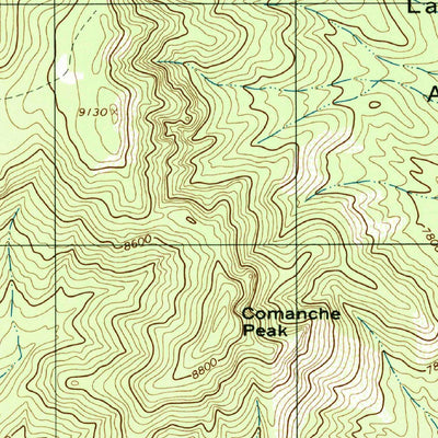 United States Geological Survey Comanche Peak, NM (1994, 24000-Scale) digital map