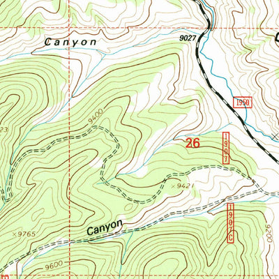 United States Geological Survey Comanche Point, NM (1995, 24000-Scale) digital map