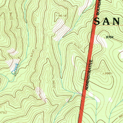 United States Geological Survey Comanche Point, NM (1995, 24000-Scale) digital map