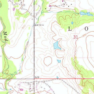 United States Geological Survey Comanche SE, OK (1964, 24000-Scale) digital map