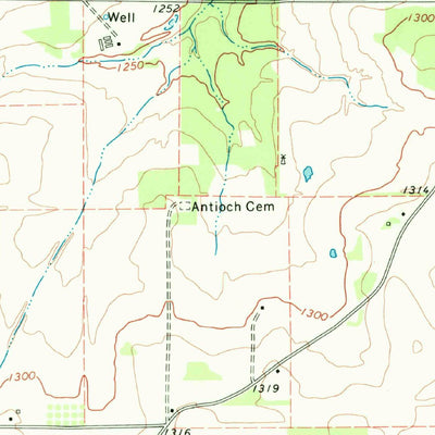 United States Geological Survey Comanche, TX (1969, 24000-Scale) digital map
