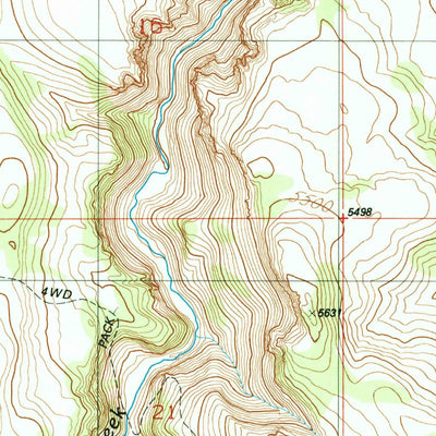 United States Geological Survey Combination Ridge, ID (1990, 24000-Scale) digital map