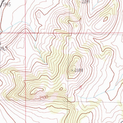 United States Geological Survey Combs Creek, NV (1982, 24000-Scale) digital map