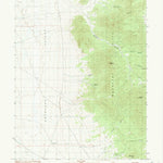 United States Geological Survey Combs Peak, NV (1990, 24000-Scale) digital map
