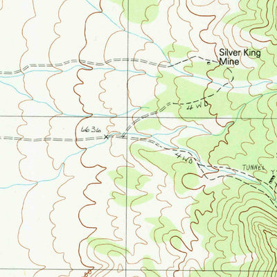 United States Geological Survey Combs Peak, NV (1990, 24000-Scale) digital map