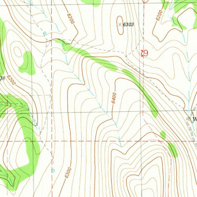 United States Geological Survey Comegys Lake, OR (1981, 24000-Scale) digital map