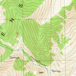 United States Geological Survey Comegys Lake, OR (1981, 24000-Scale) digital map