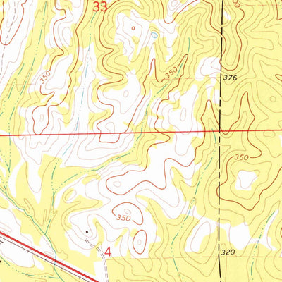 United States Geological Survey Comer, AL (1973, 24000-Scale) digital map