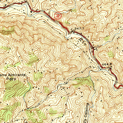 United States Geological Survey Comerio, PR (1946, 30000-Scale) digital map