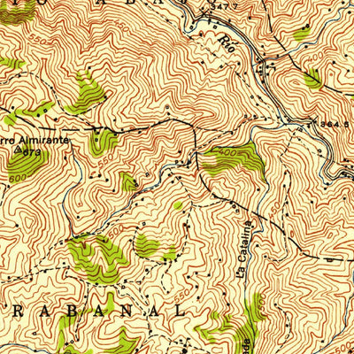 United States Geological Survey Comerio, PR (1953, 30000-Scale) digital map